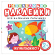 Развивающие книги с наклейками