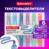 Набор текстовыделителей 6 ПАСТЕЛЬНЫХ ЦВЕТОВ, BRAUBERG "Macaroon", линия 1-5 мм, 152515 Набор текстовыделителей 6 ПАСТЕЛЬНЫХ ЦВЕТОВ, BRAUBERG "Macaroon", линия 1-5 мм, 152515