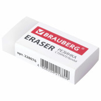 Ластик BRAUBERG EXTRA, 45х17х10 мм, бумажный рукав, ЭКО-ПВХ, 228076
