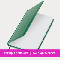 Ежедневник датированный 2025 А5 138x213 мм BRAUBERG "Select", балакрон, зеленый, 115809 Ежедневник датированный 2025 А5 138x213 мм BRAUBERG "Select", балакрон, зеленый, 115809