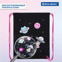 Мешок для обуви BRAUBERG PREMIUM, карман, подкладка, светоотражайка, 43х33 см, Space sweets, 272422 Мешок для обуви BRAUBERG PREMIUM, карман, подкладка, светоотражайка, 43х33 см, Space sweets, 272422