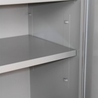 Шкаф металлический для документов BRABIX "KBS-10", 1803х880х390 мм, 77 кг, 2 отделения, сварной, 291159