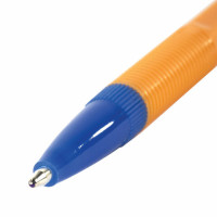Ручка шариковая STAFF "Basic BP-03 Orange", СИНЯЯ, корпус оранжевый, узел 1 мм, линия письма 0,5 мм, 143741 Ручка шариковая STAFF "Basic BP-03 Orange", СИНЯЯ, корпус оранжевый, узел 1 мм, линия письма 0,5 мм, 143741