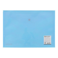 Папка-конверт с кнопкой BRAUBERG "Pastel", А4, до 100 листов, непрозрачная, аквамарин, 0,18 мм, 270474 Папка-конверт с кнопкой BRAUBERG "Pastel", А4, до 100 листов, непрозрачная, аквамарин, 0,18 мм, 270474