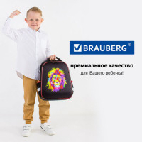 Ранец BRAUBERG FIT, 2 отделения, "Colorful lion", 38х27х14 см, 270618 Ранец BRAUBERG FIT, 2 отделения, "Colorful lion", 38х27х14 см, 270618
