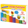 Пластилин мягкий ЮНЛАНДИЯ "ВЕСЕЛЫЙ ШМЕЛЬ", 12 цветов, 180 г, СО СТЕКОМ, 106672 Пластилин мягкий ЮНЛАНДИЯ "ВЕСЕЛЫЙ ШМЕЛЬ", 12 цветов, 180 г, СО СТЕКОМ, 106672