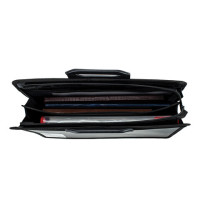 Папка-портфель пластиковая BRAUBERG А4+ (390х320х120 мм), 4 отделения, фактура под дерево, черная, 221391 Папка-портфель пластиковая BRAUBERG А4+ (390х320х120 мм), 4 отделения, фактура под дерево, черная, 221391