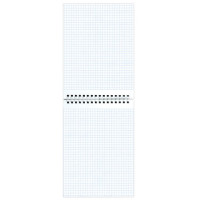Блокнот А5 146х205 мм, 80 л., гребень, картон, подложка, клетка, ОФИСМАГ, красный, 129869