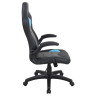 Кресло компьютерное BRABIX "Skill GM-005", откидные подлокотники, экокожа, черное/голубое, 532497 Кресло компьютерное BRABIX "Skill GM-005", откидные подлокотники, экокожа, черное/голубое, 532497