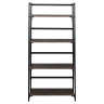 Стеллаж на металлокаркасе "BRABIX LOFT SH-001", 600х300х1250 мм, складной, цвет морёный дуб, 641228
