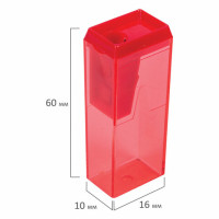 Набор канцелярский № 1 STAFF (ручка шариковая - 2 штуки, ручка гелевая, карандаш чернографитный, ластик, линейка, точилка), 880721