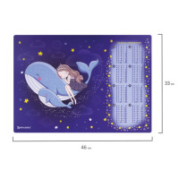 Настольное покрытие BRAUBERG, А3+, пластик, 46x33 см, "Ocean dream", 270400 Настольное покрытие BRAUBERG, А3+, пластик, 46x33 см, "Ocean dream", 270400