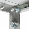 Стеллаж металлический BRABIX "MS KD-185/40-4", 1850х1000х400 мм, 4 полки, сборная стойка, 291115, S240BR144402