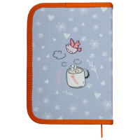 Пенал ПИФАГОР, 1 отделения, 2 откидные планки, полиэстер, 20х14 см, "Cute fox", 271018 Пенал ПИФАГОР, 1 отделения, 2 откидные планки, полиэстер, 20х14 см, "Cute fox", 271018