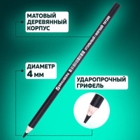 Карандаши (НАБОР 12 штук) угольные BRAUBERG ART CLASSIC, (МЯГКИЙ, СРЕДНИЙ, ТВЕРДЫЙ), 181293 Карандаши (НАБОР 12 штук) угольные BRAUBERG ART CLASSIC, (МЯГКИЙ, СРЕДНИЙ, ТВЕРДЫЙ), 181293