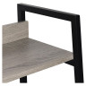 Стеллаж на металлокаркасе BRABIX "LOFT SH-002", 600х350х845 мм, цвет дуб антик, 641232 Стеллаж на металлокаркасе BRABIX "LOFT SH-002", 600х350х845 мм, цвет дуб антик, 641232