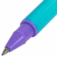 Ручка гелевая BRAUBERG "COLOR NEON", ЧЕРНАЯ, корпус ассорти, узел 0,5 мм, линия 0,35 мм, 144120 Ручка гелевая BRAUBERG "COLOR NEON", ЧЕРНАЯ, корпус ассорти, узел 0,5 мм, линия 0,35 мм, 144120