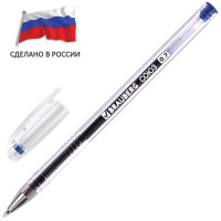 Ручка гелевая РОССИЯ "СОЮЗ", СИНЯЯ, корпус прозрачный, узел 0,7 мм, линия письма 0,5 мм, BRAUBERG, 143962 Ручка гелевая РОССИЯ "СОЮЗ", СИНЯЯ, корпус прозрачный, узел 0,7 мм, линия письма 0,5 мм, BRAUBERG, 143962