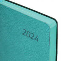 Ежедневник датированный 2024 А5 138x213 мм BRAUBERG "Stylish", под кожу, гибкий, бирюзовый, 114893 Ежедневник датированный 2024 А5 138x213 мм BRAUBERG "Stylish", под кожу, гибкий, бирюзовый, 114893