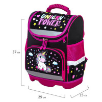 Ранец ЮНЛАНДИЯ WISE для начальной школы, "Magic unicorn", 37x29х15 см, 270584 Ранец ЮНЛАНДИЯ WISE для начальной школы, "Magic unicorn", 37x29х15 см, 270584