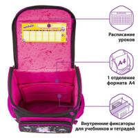 Ранец ЮНЛАНДИЯ WISE для начальной школы, "Magic unicorn", 37x29х15 см, 270584 Ранец ЮНЛАНДИЯ WISE для начальной школы, "Magic unicorn", 37x29х15 см, 270584