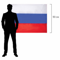 Флаг России 90х135 см, без герба, BRAUBERG, 550177, RU01