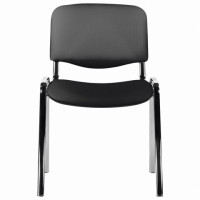 Стул STAFF "Iso Lite CF-008", хром, кожзам черный (Z-11), 532567 Стул STAFF "Iso Lite CF-008", хром, кожзам черный (Z-11), 532567