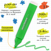 Набор текстовыделителей ЮНЛАНДИЯ 6 шт., АССОРТИ, "COLORSTAR", линия 1-4 мм, 151709