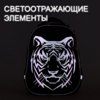 Ранец BRAUBERG SHINY, 2 отделения, с брелком, "Tiger", СВЕТЯЩИЙСЯ РИСУНОК, 38х28х14 см, 270698 Ранец BRAUBERG SHINY, 2 отделения, с брелком, "Tiger", СВЕТЯЩИЙСЯ РИСУНОК, 38х28х14 см, 270698