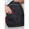 Рюкзак GRIZZLY школьный, анатом. спинка, 2 отделения, д/мальч., BLACK/RED, 42х32х22 см, RU-333-2/1