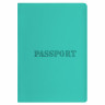 Обложка для паспорта, мягкий полиуретан, "PASSPORT", цвет "тиффани", STAFF, 238404 Обложка для паспорта, мягкий полиуретан, "PASSPORT", цвет "тиффани", STAFF, 238404