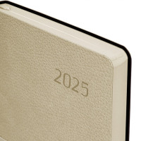 Ежедневник датированный 2025, А5, 138x213 мм, BRAUBERG "Stylish", под кожу гибкий, бежевый, 115828 Ежедневник датированный 2025, А5, 138x213 мм, BRAUBERG "Stylish", под кожу гибкий, бежевый, 115828