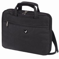 Сумка-портфель BRAUBERG с отделением для ноутбука 13-14", "Chance", 3 кармана, черная, 36х28х5 см, 240455