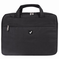 Сумка-портфель BRAUBERG с отделением для ноутбука 13-14", "Chance", 3 кармана, черная, 36х28х5 см, 240455