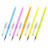 Ручка гелевая BRAUBERG DIAMOND PASTEL, СИНЯЯ, корпус ассорти, игольчатый узел 0,5 мм, линия письма 0,25 мм, 144133