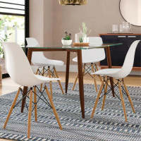 Стулья BRABIX "Eames CF-010", КОМПЛЕКТ 4 шт., пластик белый, опоры дерево/металл, 532630, 2033A Стулья BRABIX "Eames CF-010", КОМПЛЕКТ 4 шт., пластик белый, опоры дерево/металл, 532630, 2033A