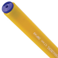 Ручка шариковая масляная BRAUBERG "Extra Glide Orange", СИНЯЯ, трехгранная, узел 0,7 мм, линия письма 0,35 мм, 142925