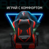 Кресло компьютерное BRABIX "Dexter GM-135", подножка, две подушки, экокожа, черное/красное, 532799 Кресло компьютерное BRABIX "Dexter GM-135", подножка, две подушки, экокожа, черное/красное, 532799