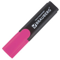 Текстмаркеры BRAUBERG, НАБОР 3 шт., АССОРТИ, "Contract", классические, скошенный наконечник 1-5 мм, 150395