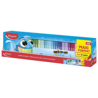 Фломастеры MAPED COLOR'PEPS "Ocean", 48 цветов, смываемые, вентилируемый колпачок, 845727 Фломастеры MAPED COLOR'PEPS "Ocean", 48 цветов, смываемые, вентилируемый колпачок, 845727