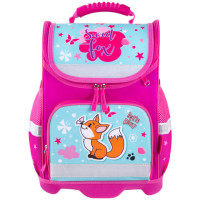 Ранец ЮНЛАНДИЯ WISE, 1 отделение, 3 кармана, устойчивое дно, "Lovely fox", 37x29х15 см, 271396 Ранец ЮНЛАНДИЯ WISE, 1 отделение, 3 кармана, устойчивое дно, "Lovely fox", 37x29х15 см, 271396