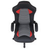 Кресло компьютерное BRABIX "Skill GM-005", откидные подлокотники, экокожа, черное/красное, 532496 Кресло компьютерное BRABIX "Skill GM-005", откидные подлокотники, экокожа, черное/красное, 532496