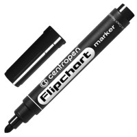 Маркеры для флипчарта CENTROPEN НАБОР 4 шт., НЕПРОПИТЫВАЮЩИЕ, АССОРТИ, круглый наконечник, 2,5 мм, 8550/4PVC