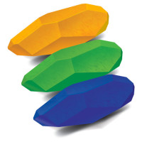 Ластик BRAUBERG "Stone", 58х21х19мм, корпус ассорти, 228715