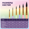 Кисти БЕЛКА набор 6 шт. (круглые № 1, 2, 3, 4, 5, 6), блистер, BRAUBERG KIDS, 201083 Кисти БЕЛКА набор 6 шт. (круглые № 1, 2, 3, 4, 5, 6), блистер, BRAUBERG KIDS, 201083