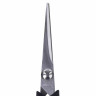 Ножницы BRAUBERG "Soft Grip", 140 мм, резиновые вставки, серо-зеленые, 3-х стор. заточка, карт. уп. с подв., 230760