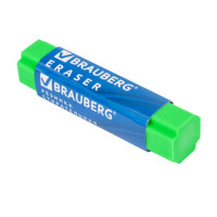 Ластик BRAUBERG X-Erase, 68*15*15 мм, цвет ассорти, ЭКО-ПВХ, 228066 Ластик BRAUBERG X-Erase, 68*15*15 мм, цвет ассорти, ЭКО-ПВХ, 228066