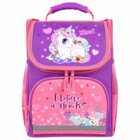 Ранец ПИФАГОР BASIC, 1 отделение, 3 кармана, эргономичная спинка, "Happy unicorn", 35х28х18 см, 271372 Ранец ПИФАГОР BASIC, 1 отделение, 3 кармана, эргономичная спинка, "Happy unicorn", 35х28х18 см, 271372
