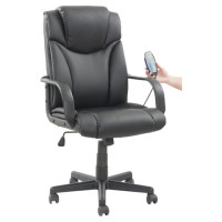 Кресло офисное BRABIX "Relax MS-001", 4 массажных модуля, экокожа, черное, 532519 Кресло офисное BRABIX "Relax MS-001", 4 массажных модуля, экокожа, черное, 532519
