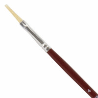 Кисть BRAUBERG щетина, плоская, №4, 200882 Кисть BRAUBERG щетина, плоская, №4, 200882